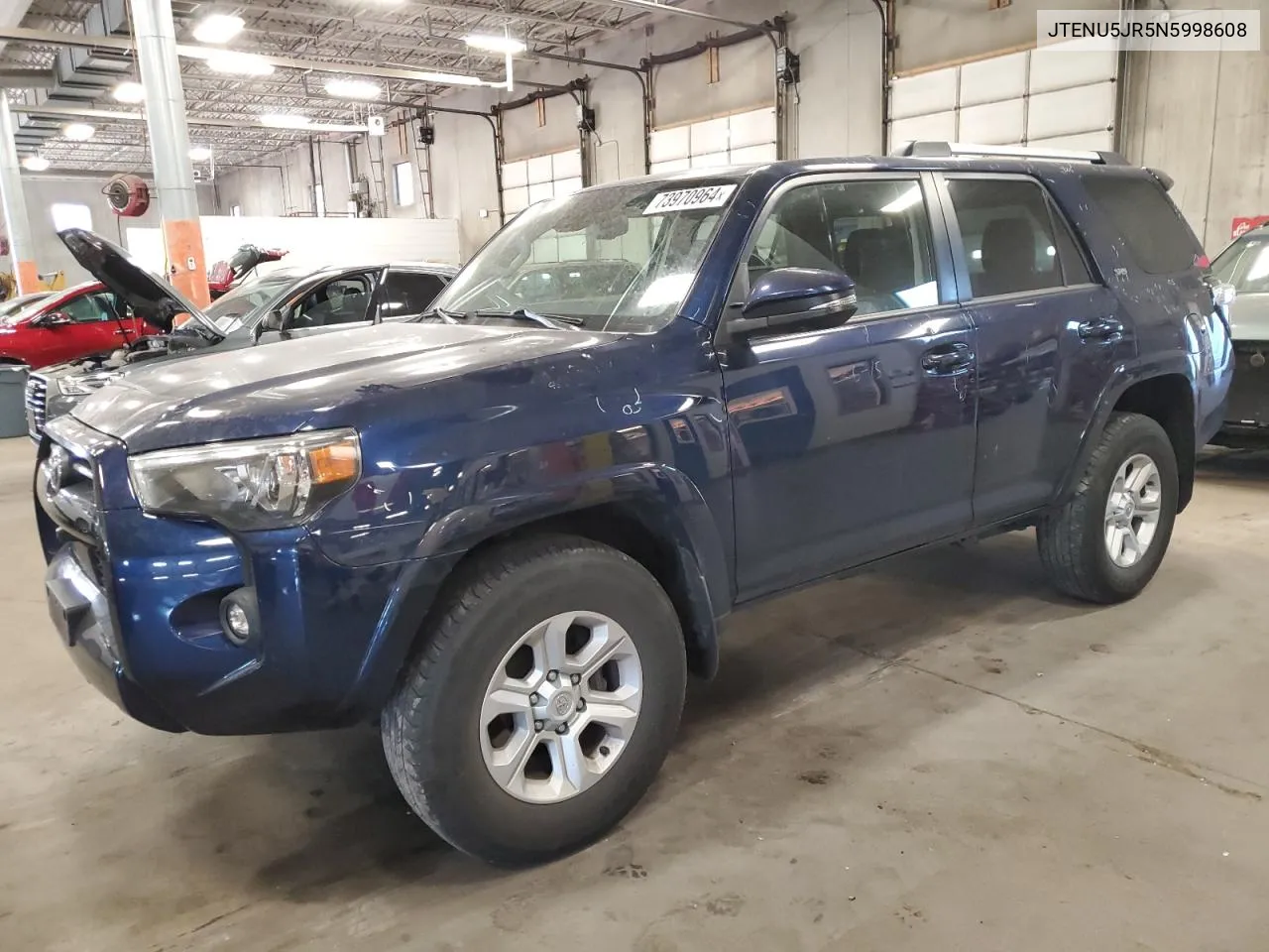 2022 Toyota 4Runner Sr5/Sr5 Premium VIN: JTENU5JR5N5998608 Lot: 73970964