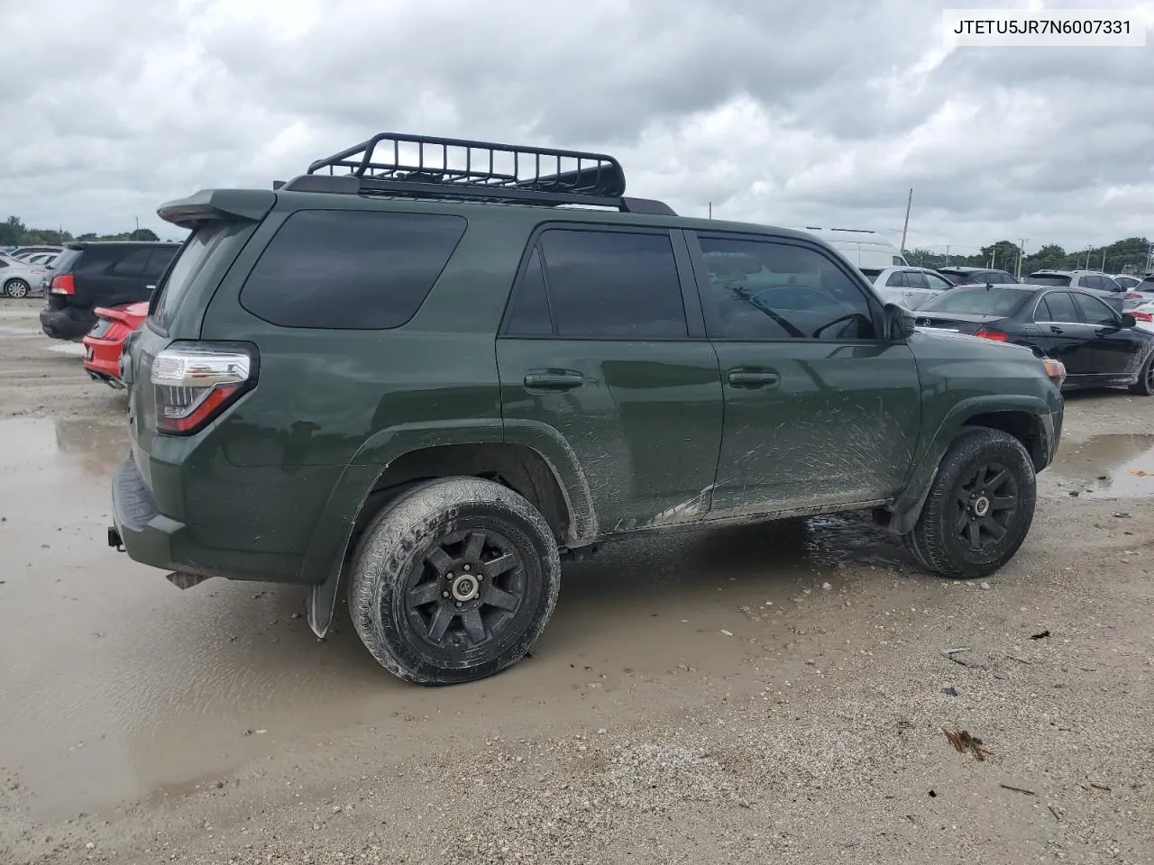 2022 Toyota 4Runner Trail VIN: JTETU5JR7N6007331 Lot: 74564144