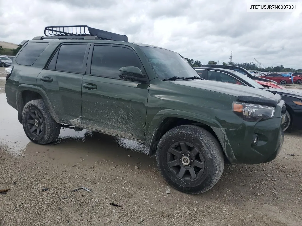 2022 Toyota 4Runner Trail VIN: JTETU5JR7N6007331 Lot: 74564144