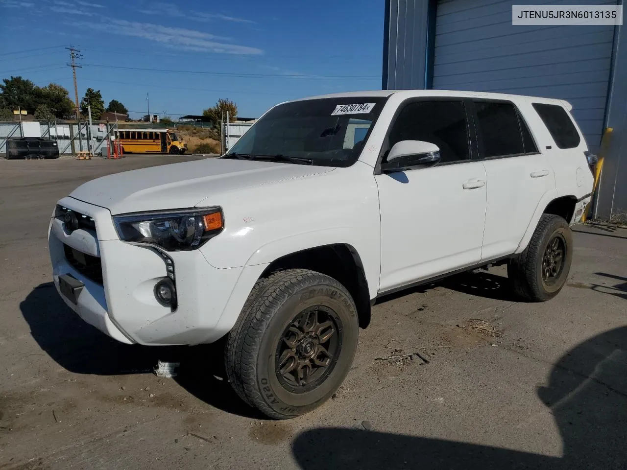 JTENU5JR3N6013135 2022 Toyota 4Runner Sr5/Sr5 Premium