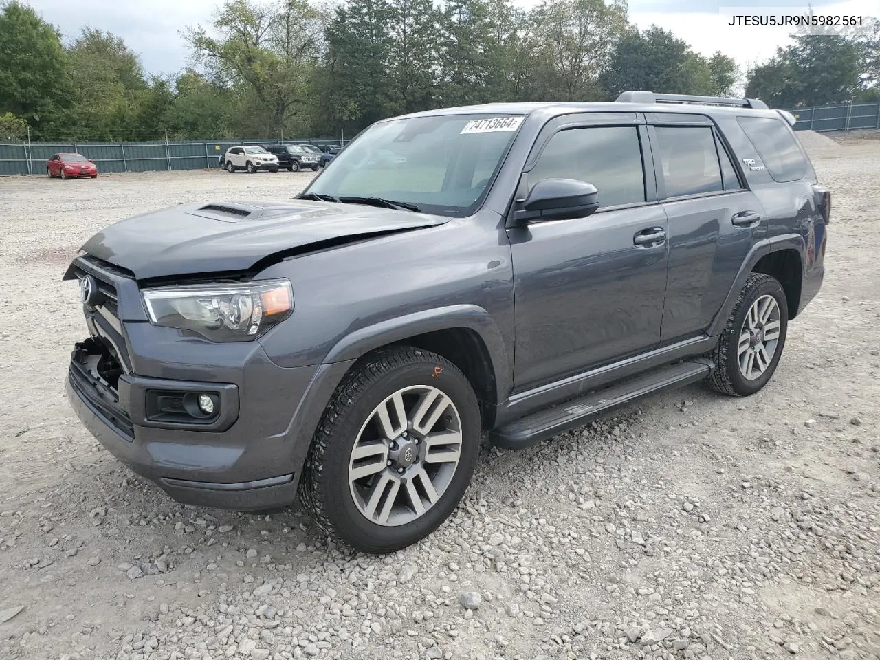 2022 Toyota 4Runner Sr5 Premium VIN: JTESU5JR9N5982561 Lot: 74713664