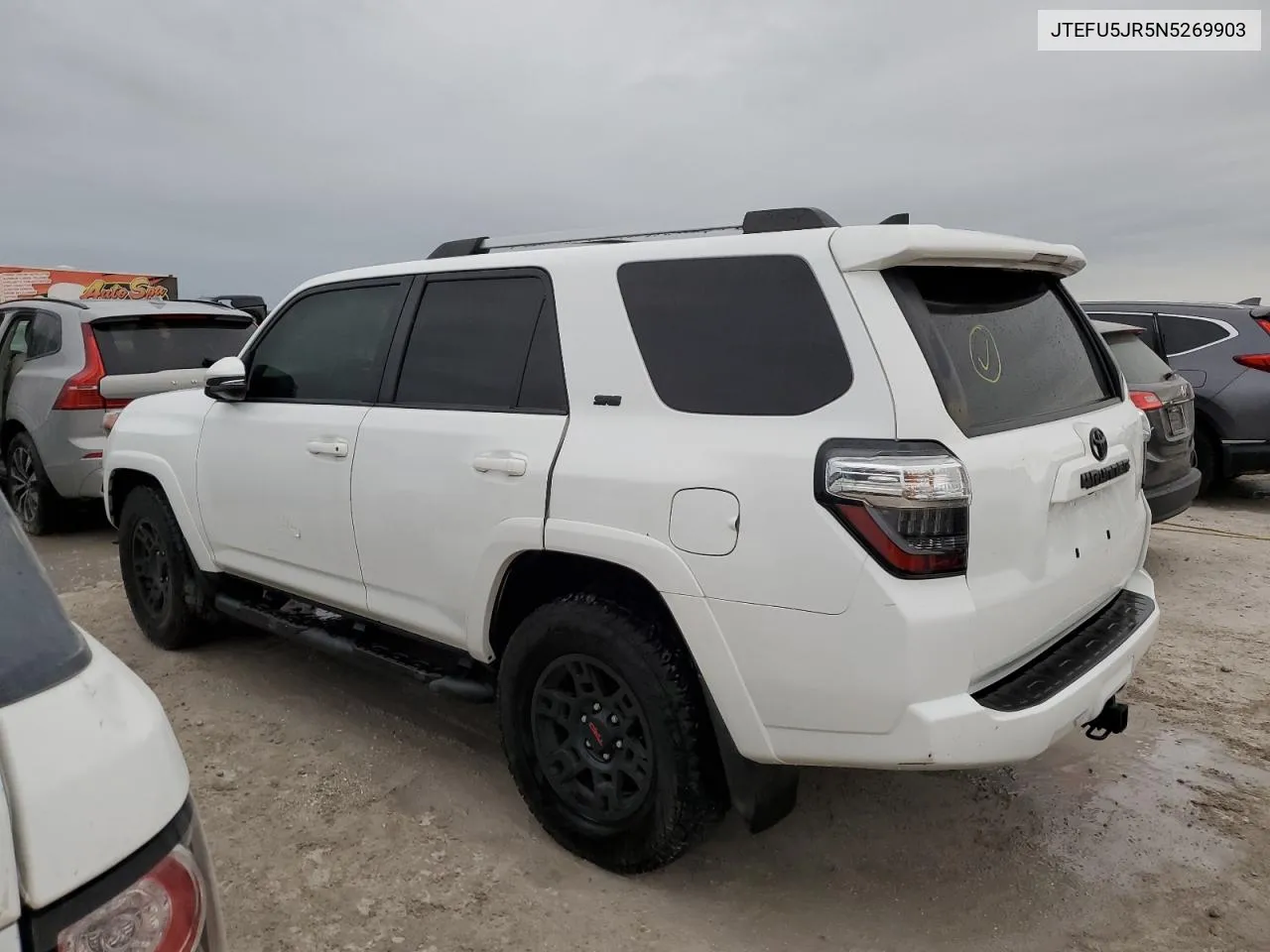 2022 Toyota 4Runner Sr5 VIN: JTEFU5JR5N5269903 Lot: 74810094