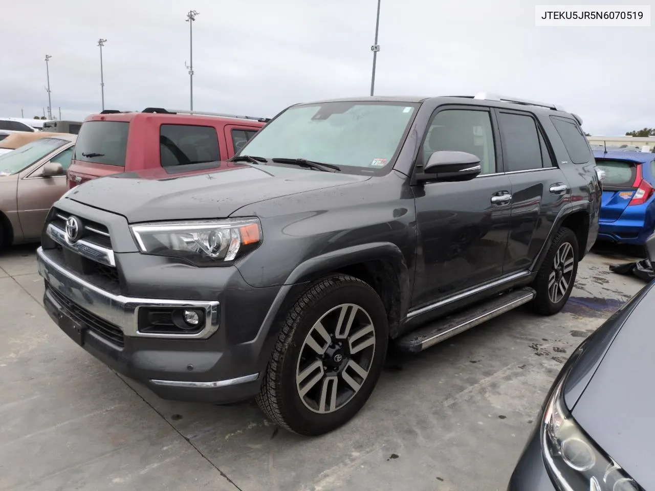 2022 Toyota 4Runner Limited VIN: JTEKU5JR5N6070519 Lot: 74881334