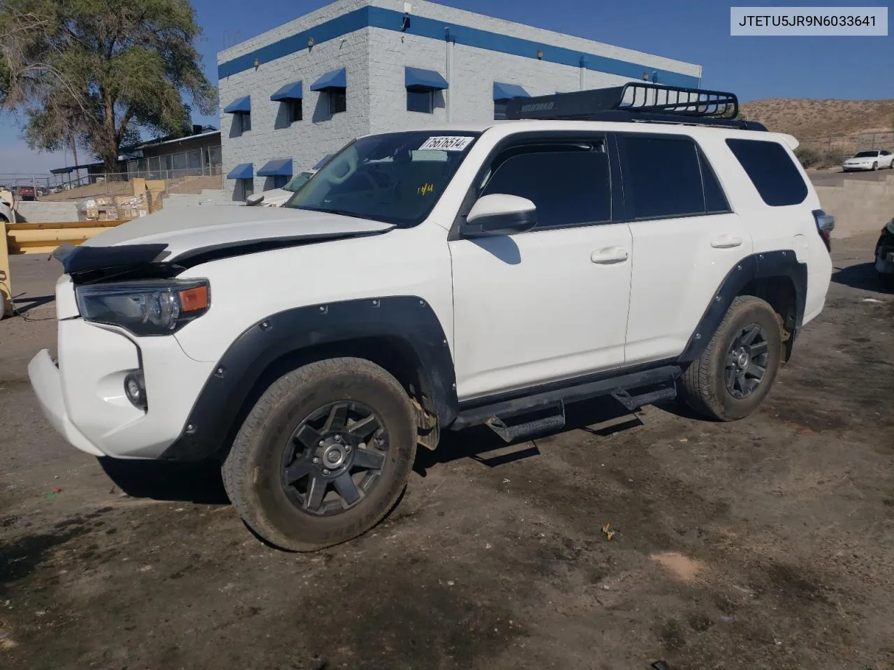 2022 Toyota 4Runner Trail VIN: JTETU5JR9N6033641 Lot: 75676514