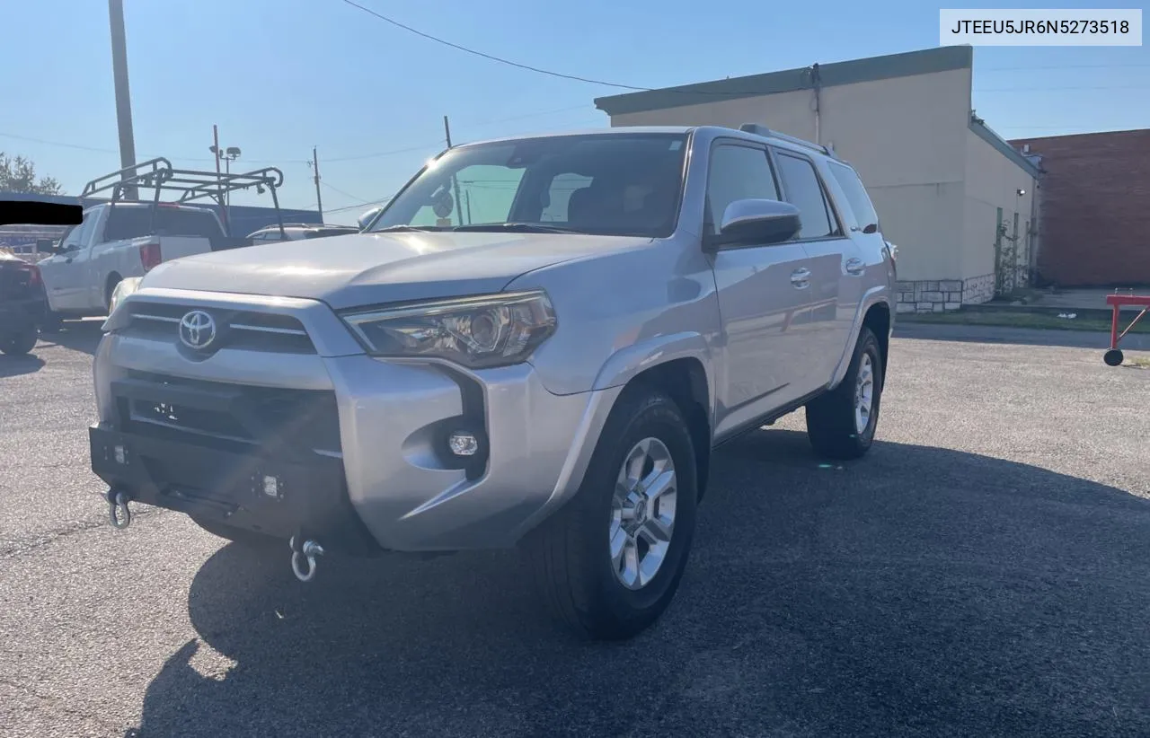 2022 Toyota 4Runner Sr5 VIN: JTEEU5JR6N5273518 Lot: 75840844