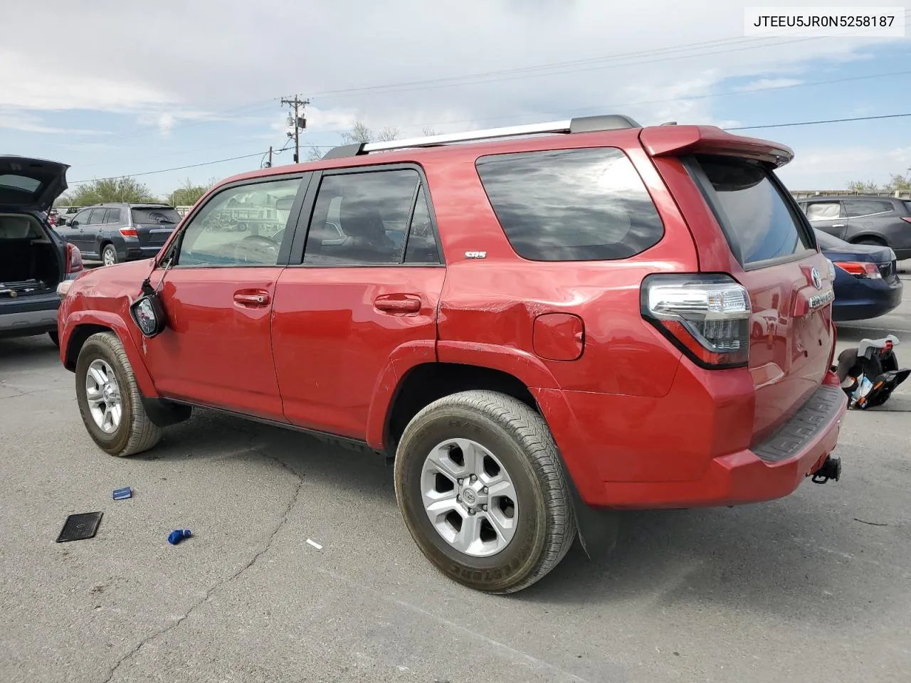 2022 Toyota 4Runner Sr5 VIN: JTEEU5JR0N5258187 Lot: 76174434