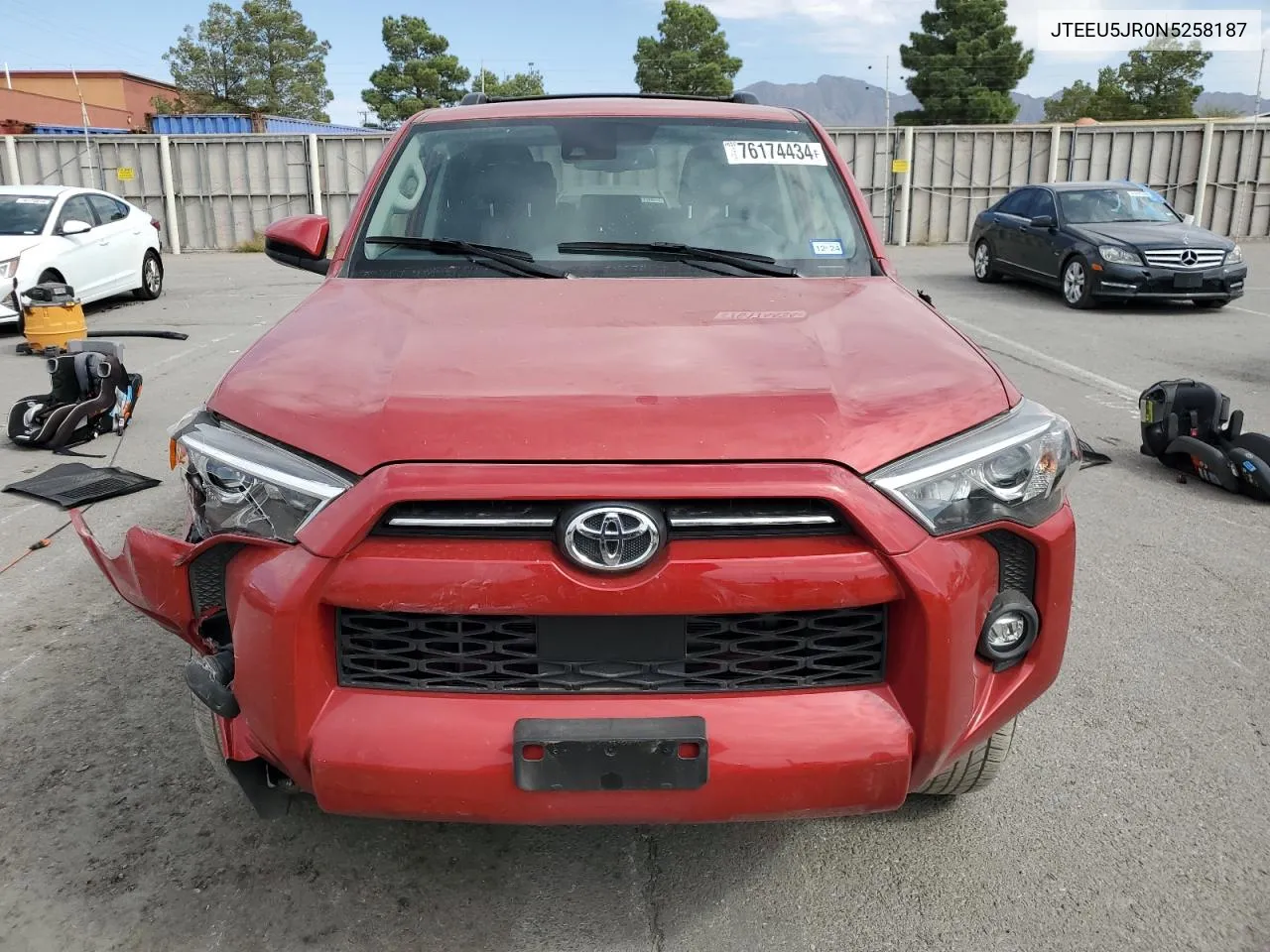 2022 Toyota 4Runner Sr5 VIN: JTEEU5JR0N5258187 Lot: 76174434