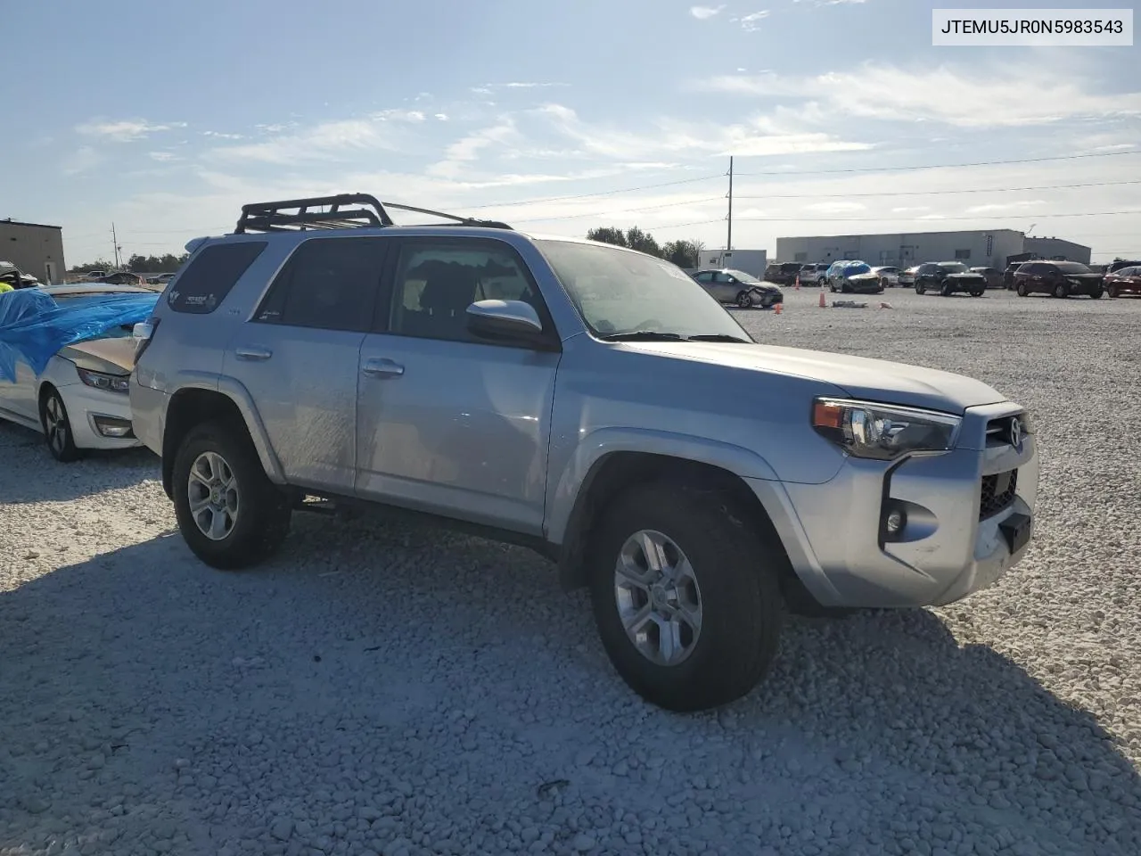 2022 Toyota 4Runner Sr5/Sr5 Premium VIN: JTEMU5JR0N5983543 Lot: 77240904