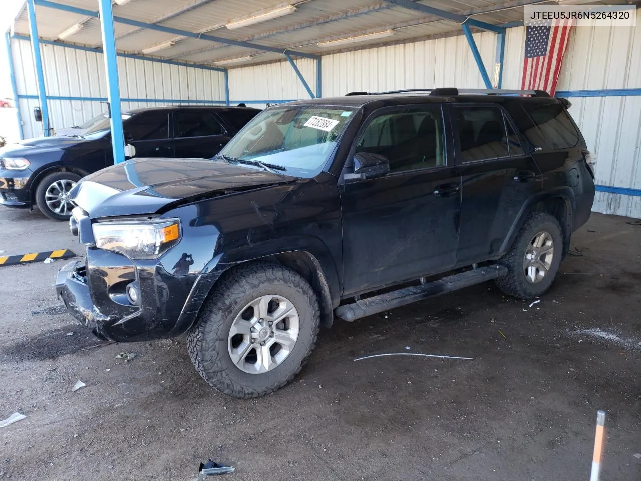 2022 Toyota 4Runner Sr5 VIN: JTEEU5JR6N5264320 Lot: 77262884