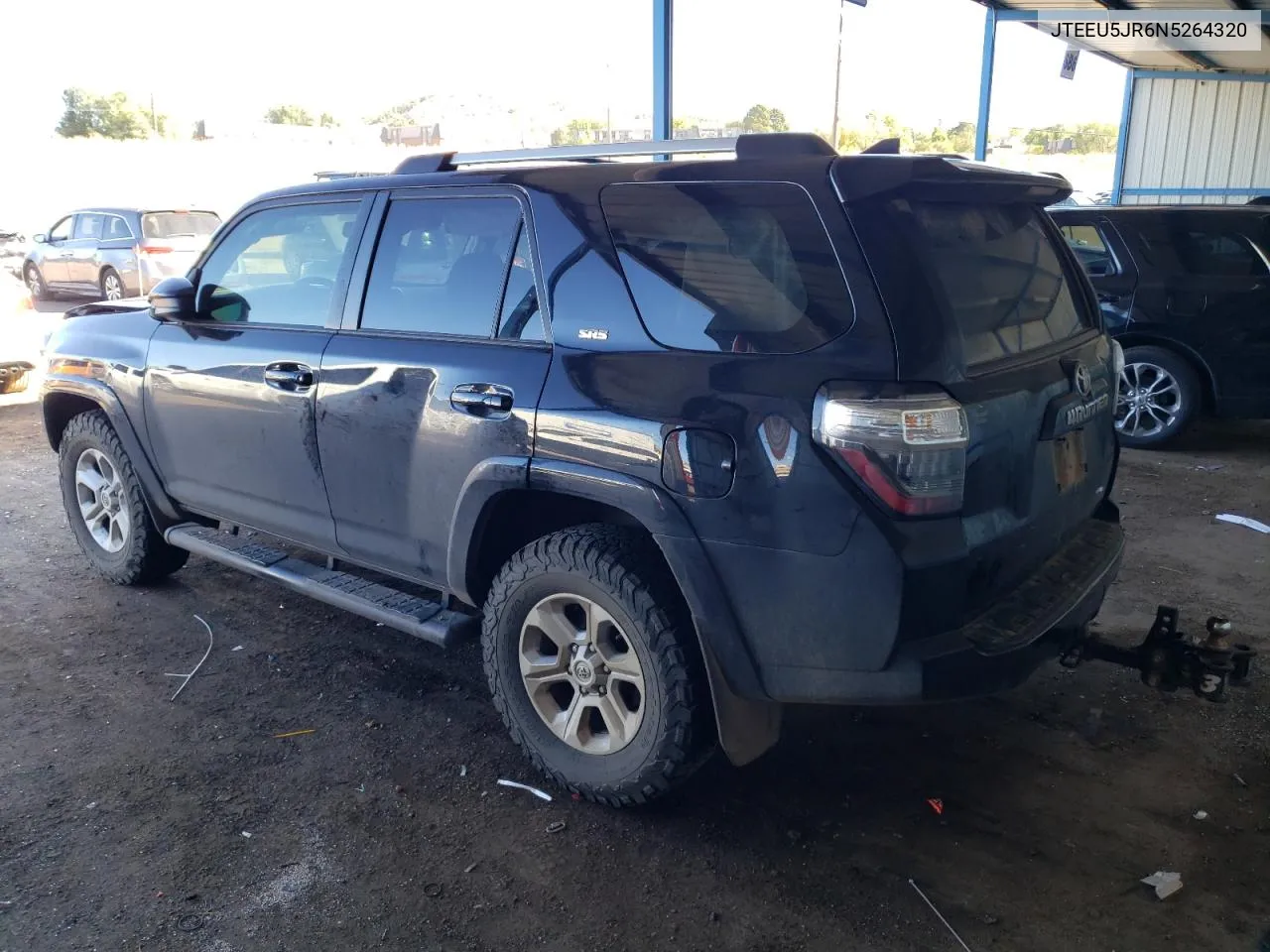 2022 Toyota 4Runner Sr5 VIN: JTEEU5JR6N5264320 Lot: 77262884