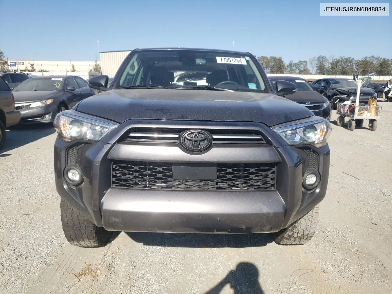 2022 Toyota 4Runner Sr5/Sr5 Premium VIN: JTENU5JR6N6048834 Lot: 77361334