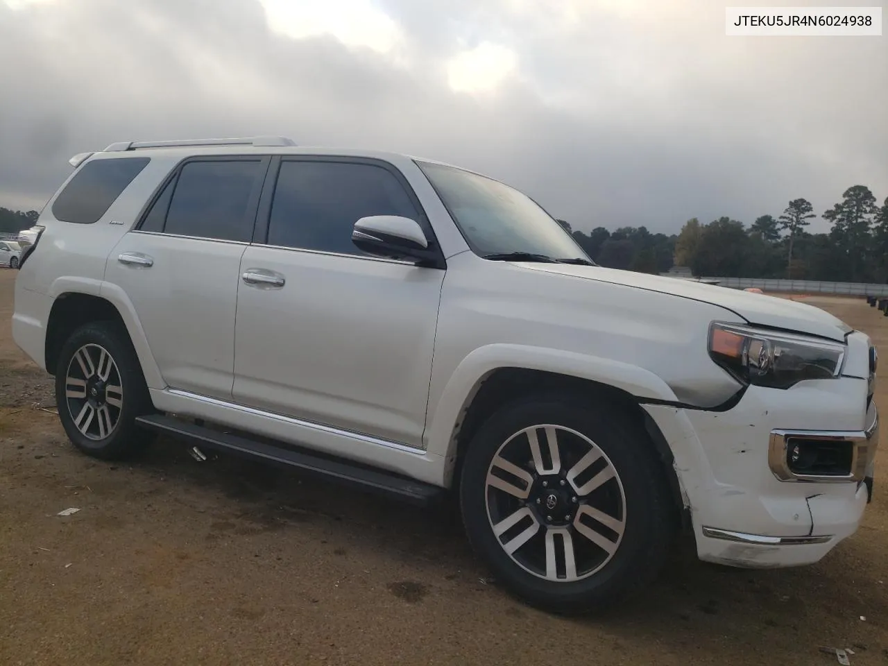 2022 Toyota 4Runner Limited VIN: JTEKU5JR4N6024938 Lot: 78153014