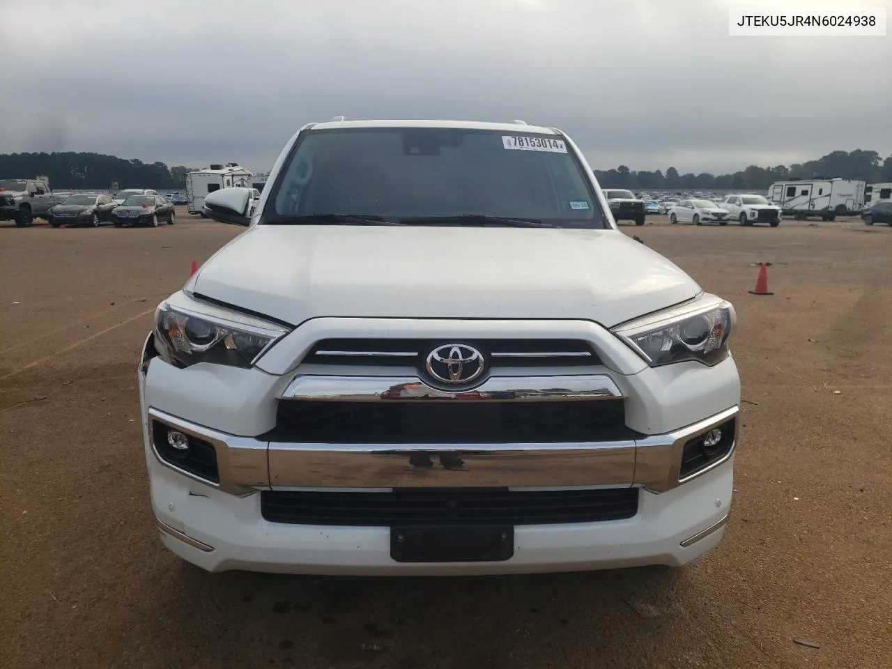 2022 Toyota 4Runner Limited VIN: JTEKU5JR4N6024938 Lot: 78153014