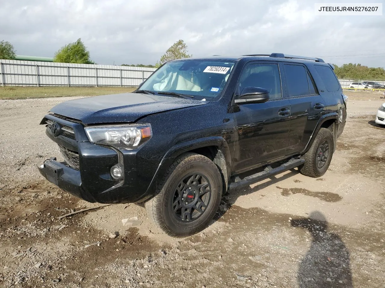 2022 Toyota 4Runner Sr5 VIN: JTEEU5JR4N5276207 Lot: 78250314