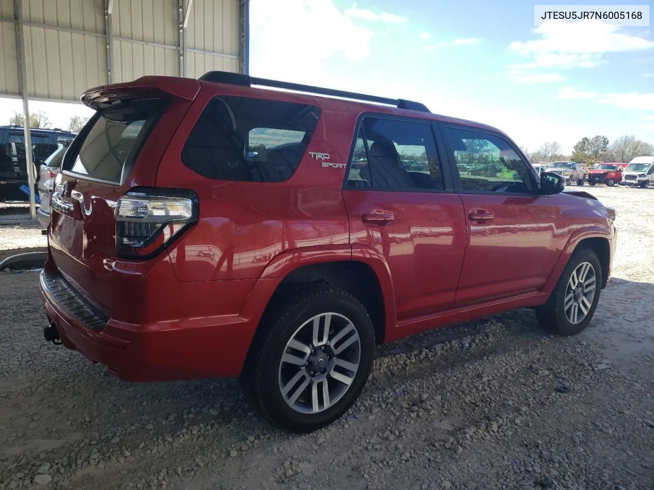 2022 Toyota 4Runner Sr5 Premium VIN: JTESU5JR7N6005168 Lot: 78462114