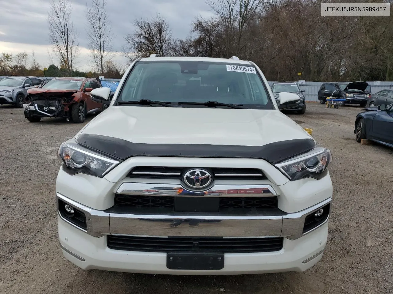 2022 Toyota 4Runner Limited VIN: JTEKU5JR5N5989457 Lot: 78649514