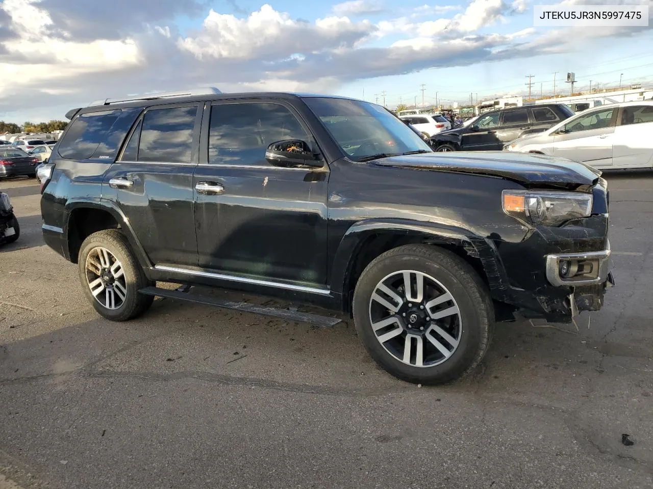 2022 Toyota 4Runner Limited VIN: JTEKU5JR3N5997475 Lot: 79058754