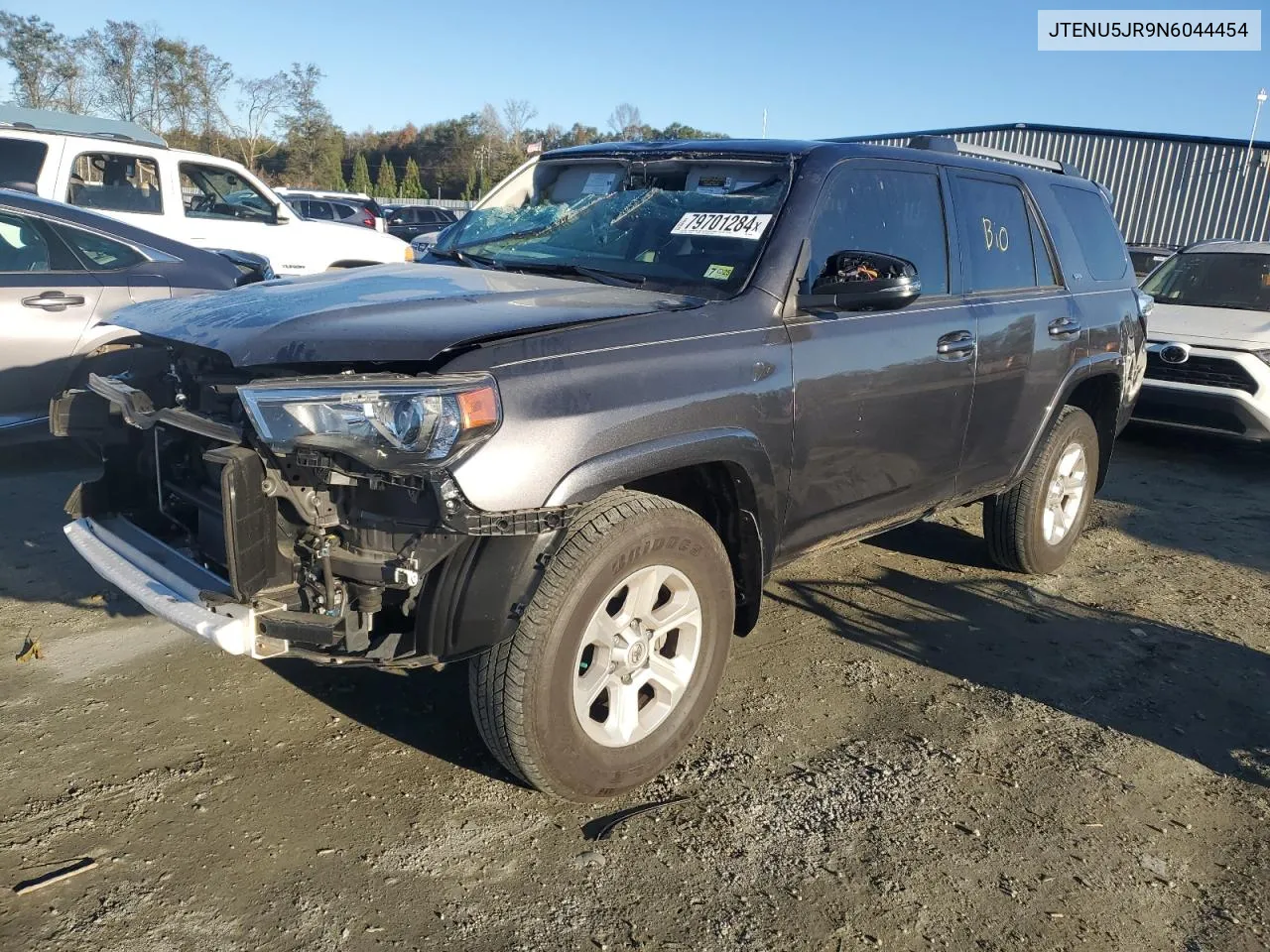 2022 Toyota 4Runner Sr5/Sr5 Premium VIN: JTENU5JR9N6044454 Lot: 79701284