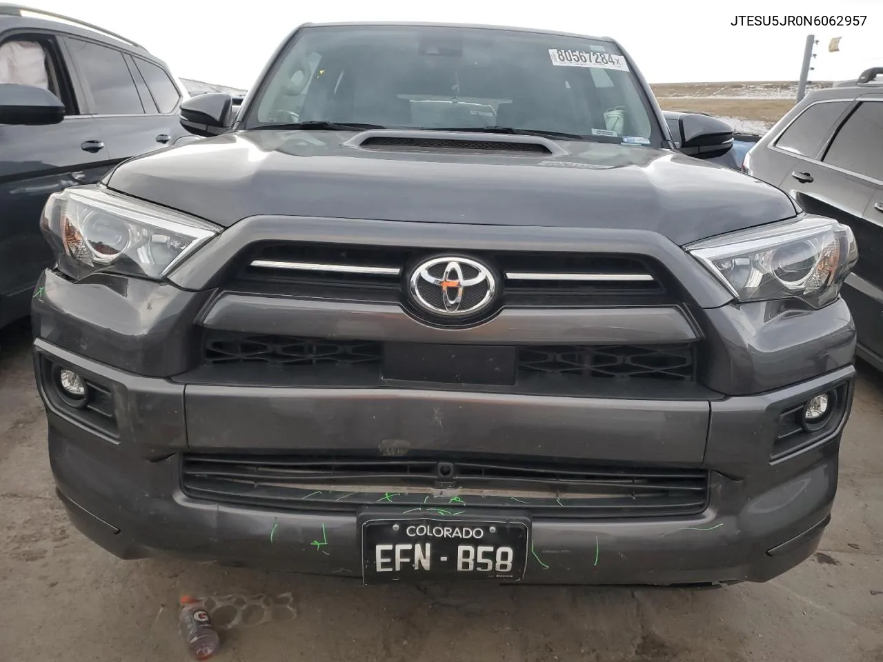 2022 Toyota 4Runner Sr5 Premium VIN: JTESU5JR0N6062957 Lot: 80567284