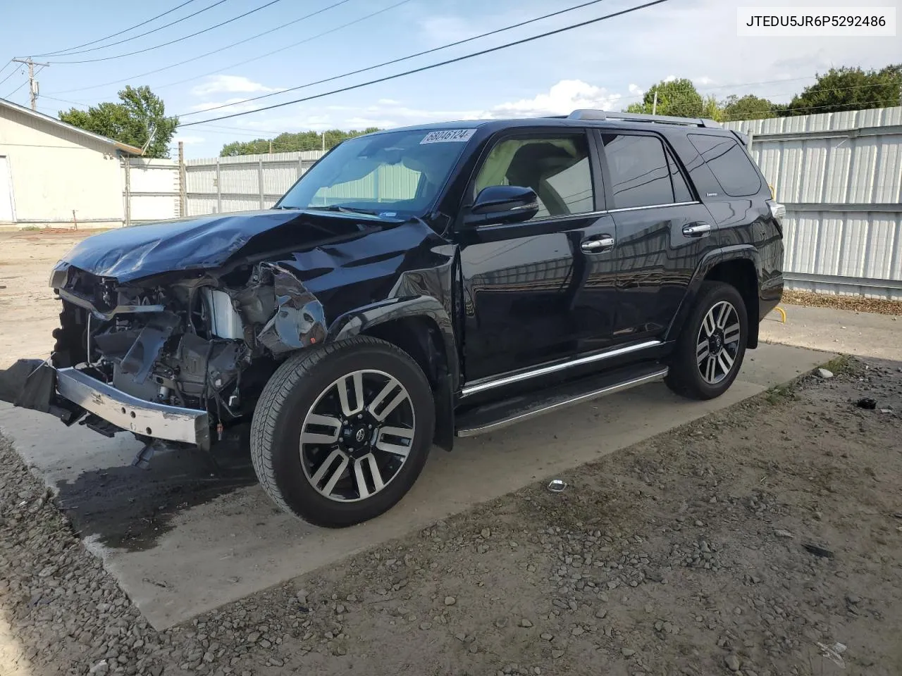 2023 Toyota 4Runner Limited VIN: JTEDU5JR6P5292486 Lot: 68046124