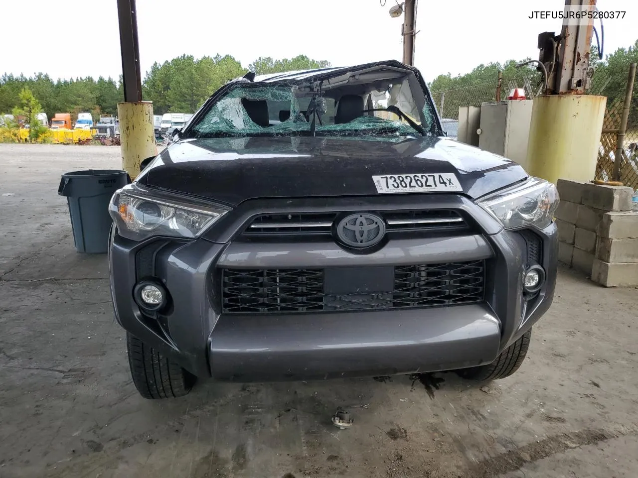 2023 Toyota 4Runner Sr5 VIN: JTEFU5JR6P5280377 Lot: 73826274