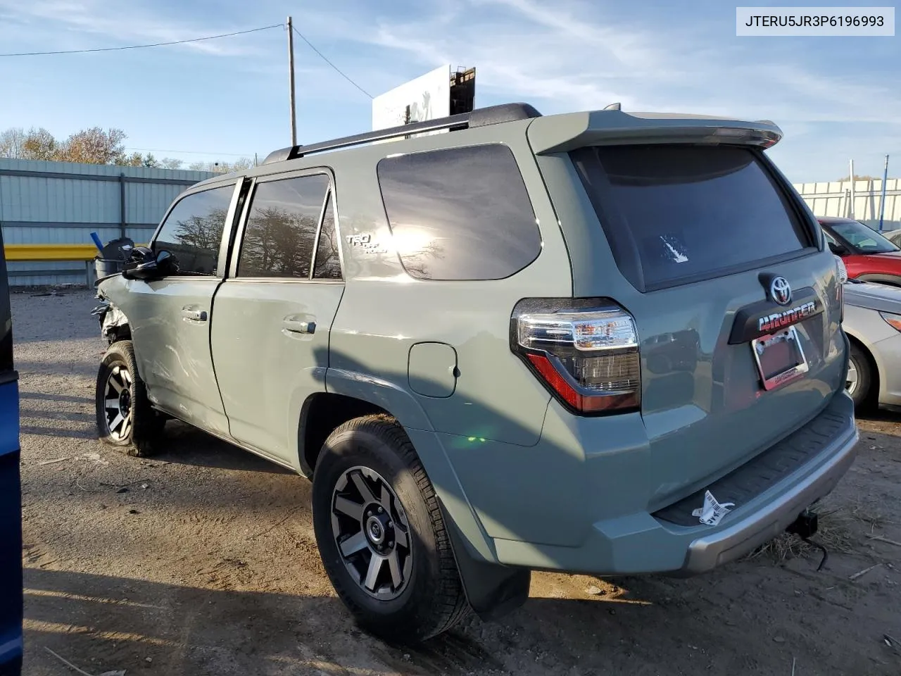 2023 Toyota 4Runner Se VIN: JTERU5JR3P6196993 Lot: 76302053