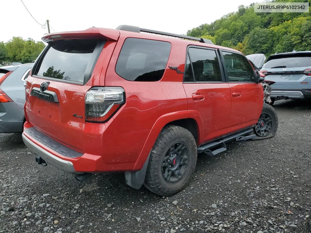 2023 Toyota 4Runner Se VIN: JTERU5JR9P6102342 Lot: 79396514