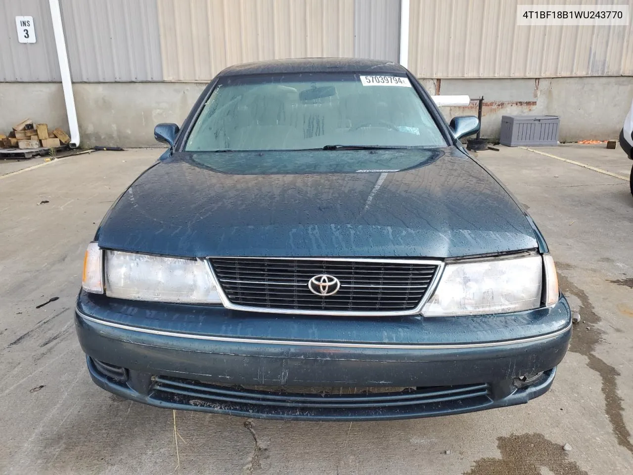 1998 Toyota Avalon Xl VIN: 4T1BF18B1WU243770 Lot: 57039794