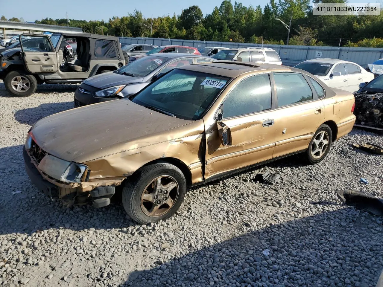 1998 Toyota Avalon Xl VIN: 4T1BF18B3WU222354 Lot: 75029214