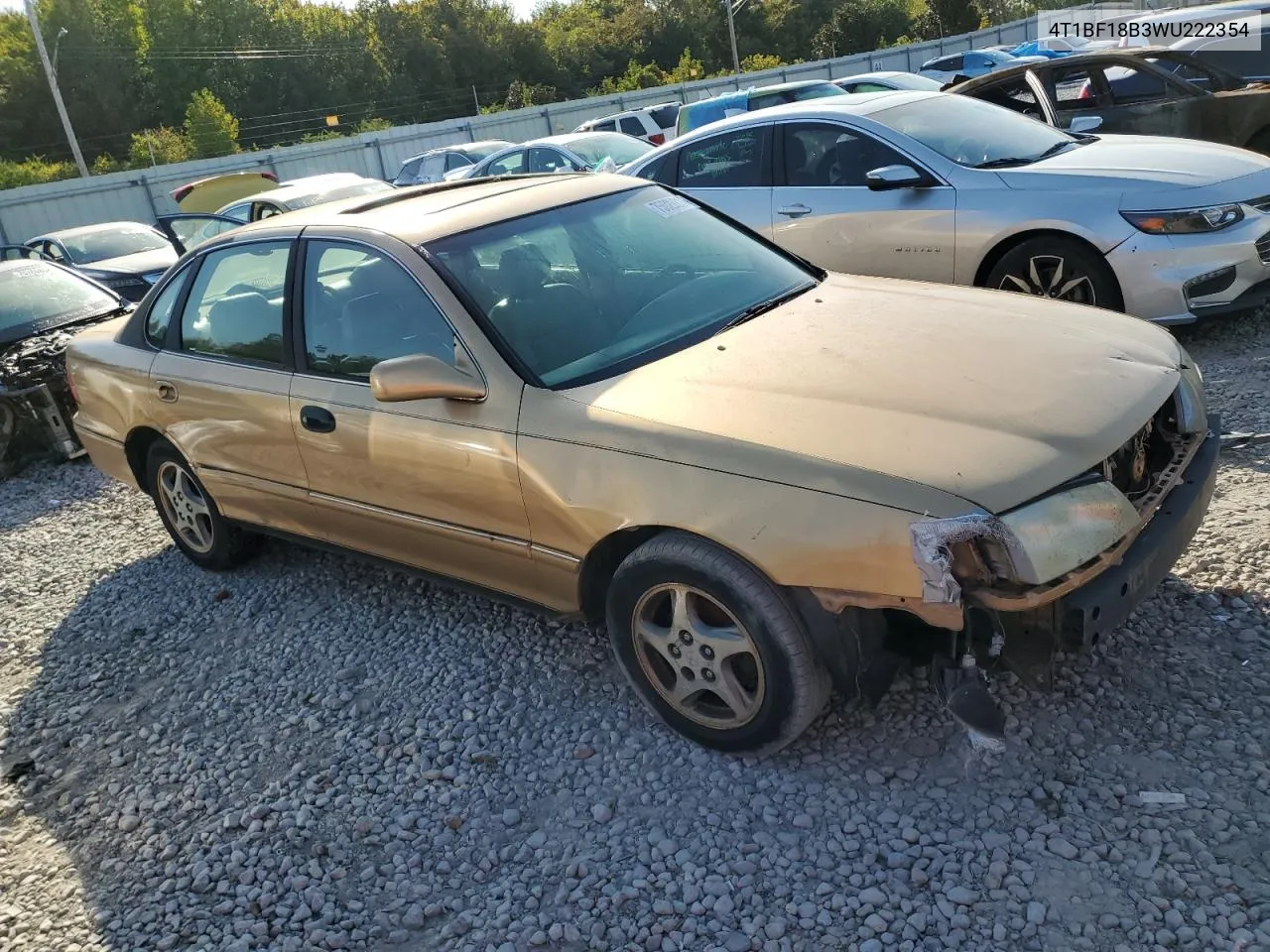 1998 Toyota Avalon Xl VIN: 4T1BF18B3WU222354 Lot: 75029214