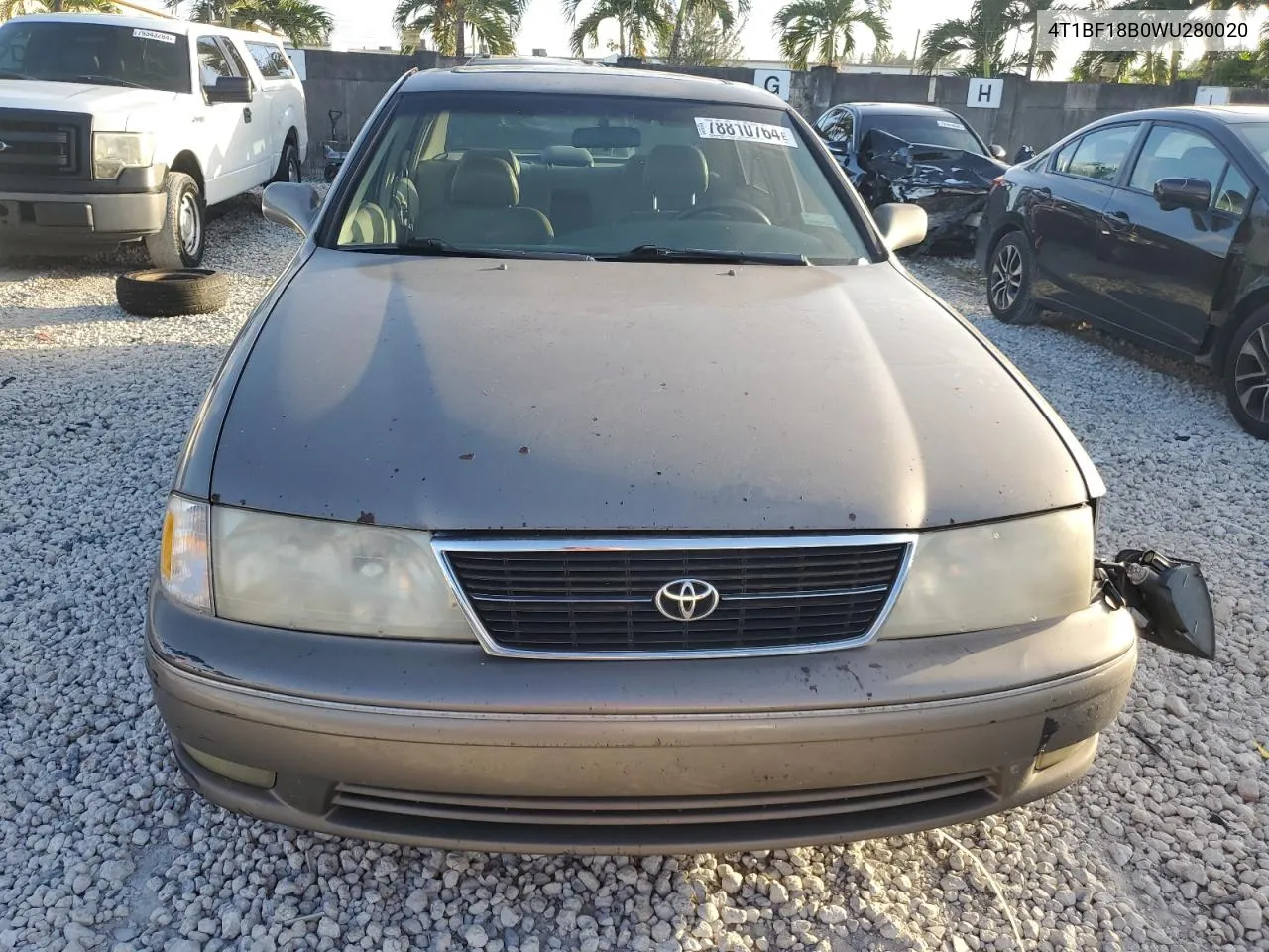 1998 Toyota Avalon Xl VIN: 4T1BF18B0WU280020 Lot: 78810764