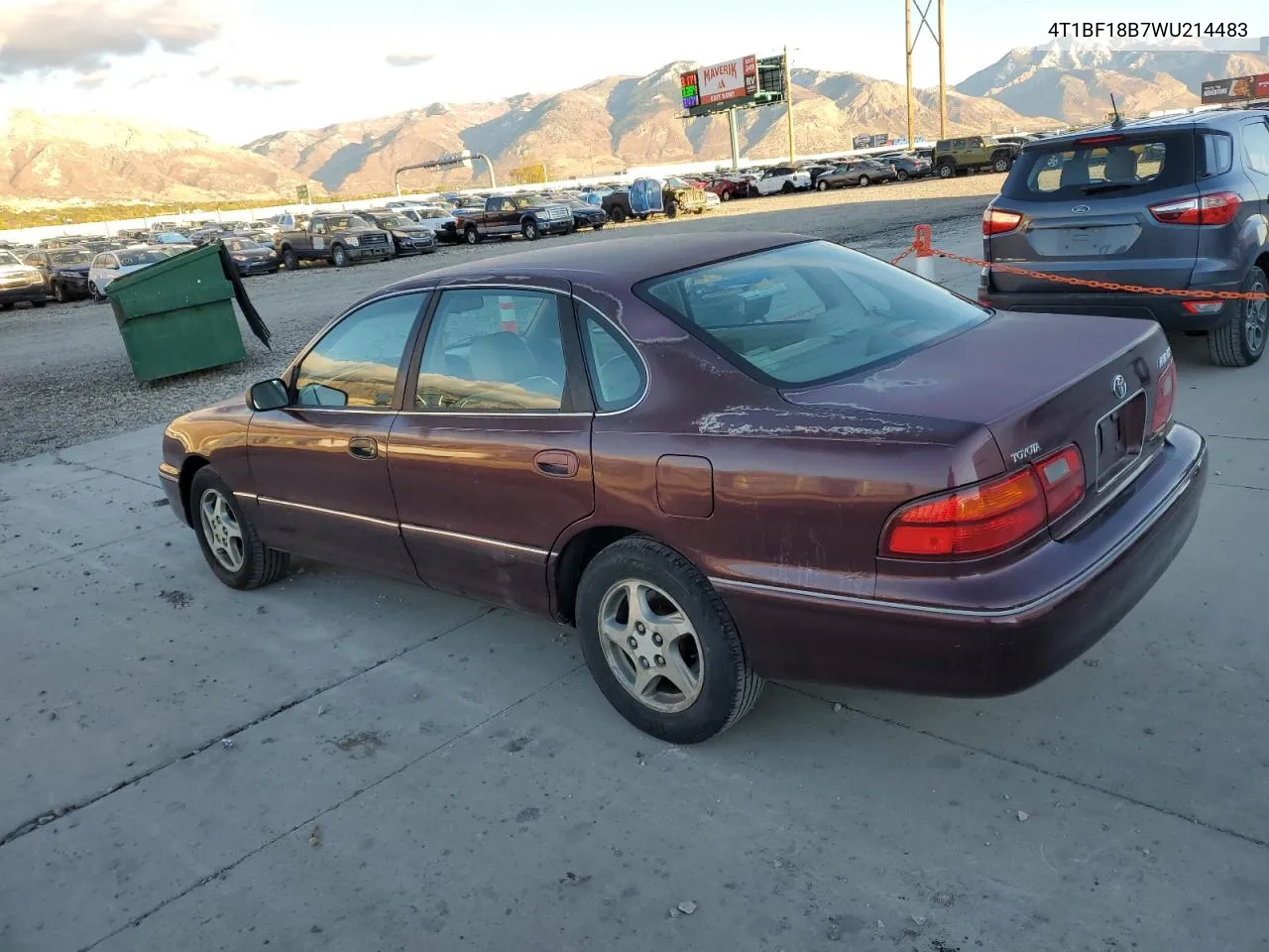 1998 Toyota Avalon Xl VIN: 4T1BF18B7WU214483 Lot: 79507684