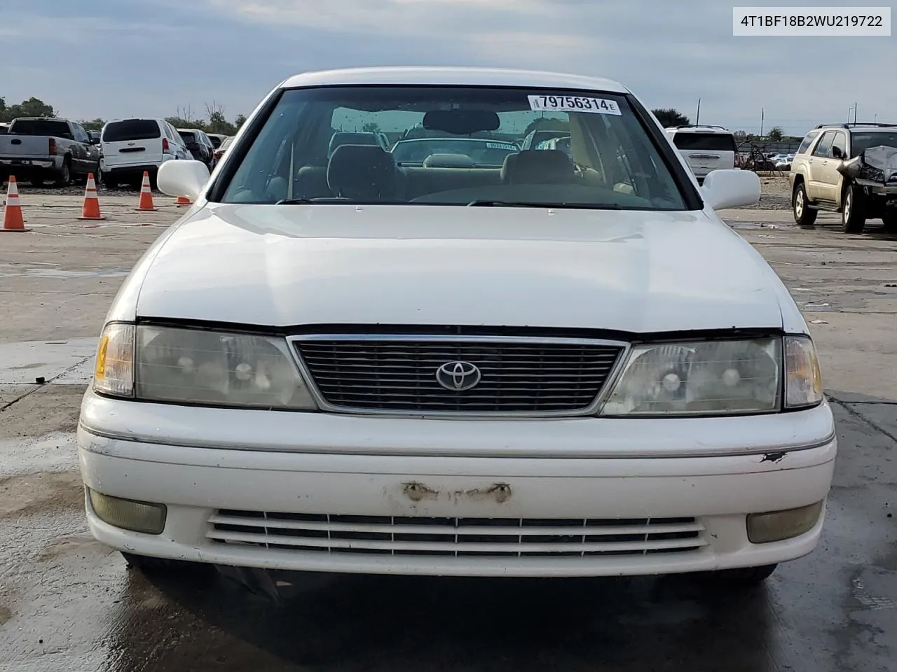 1998 Toyota Avalon Xl VIN: 4T1BF18B2WU219722 Lot: 79756314