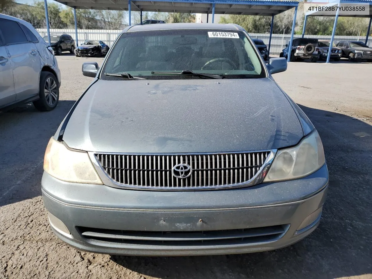 2000 Toyota Avalon Xl VIN: 4T1BF28B7YU038558 Lot: 60153794