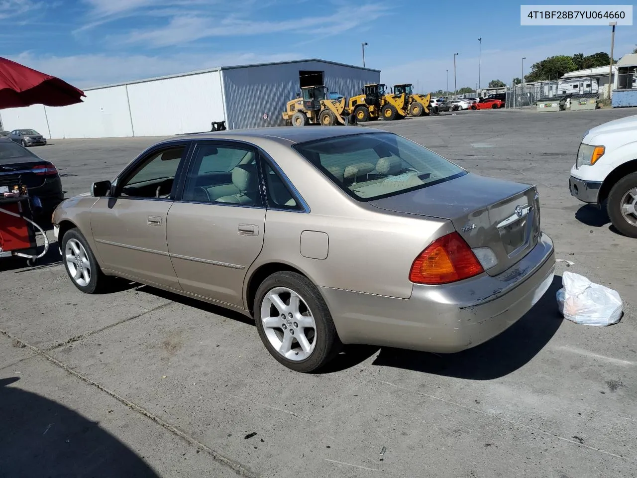 2000 Toyota Avalon Xl VIN: 4T1BF28B7YU064660 Lot: 60772954