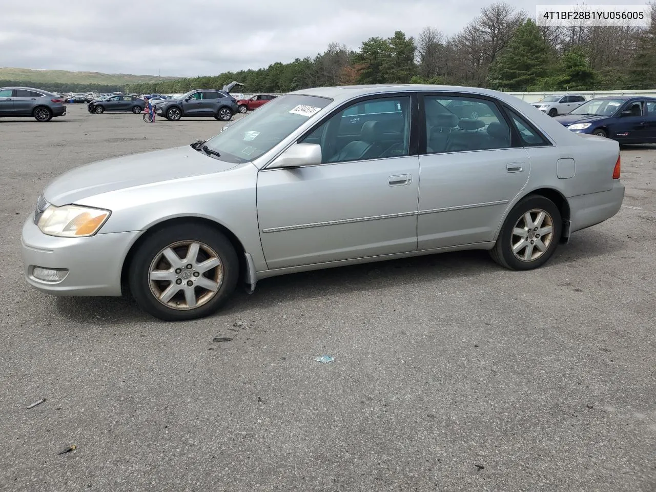 2000 Toyota Avalon Xl VIN: 4T1BF28B1YU056005 Lot: 62344574