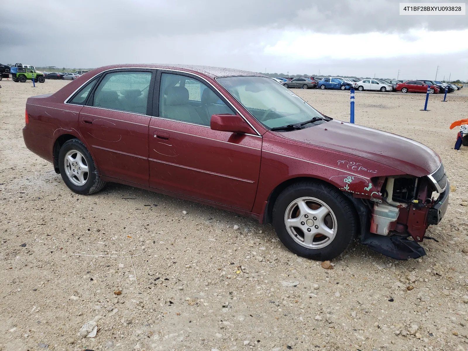 2000 Toyota Avalon Xl VIN: 4T1BF28BXYU093828 Lot: 62409614