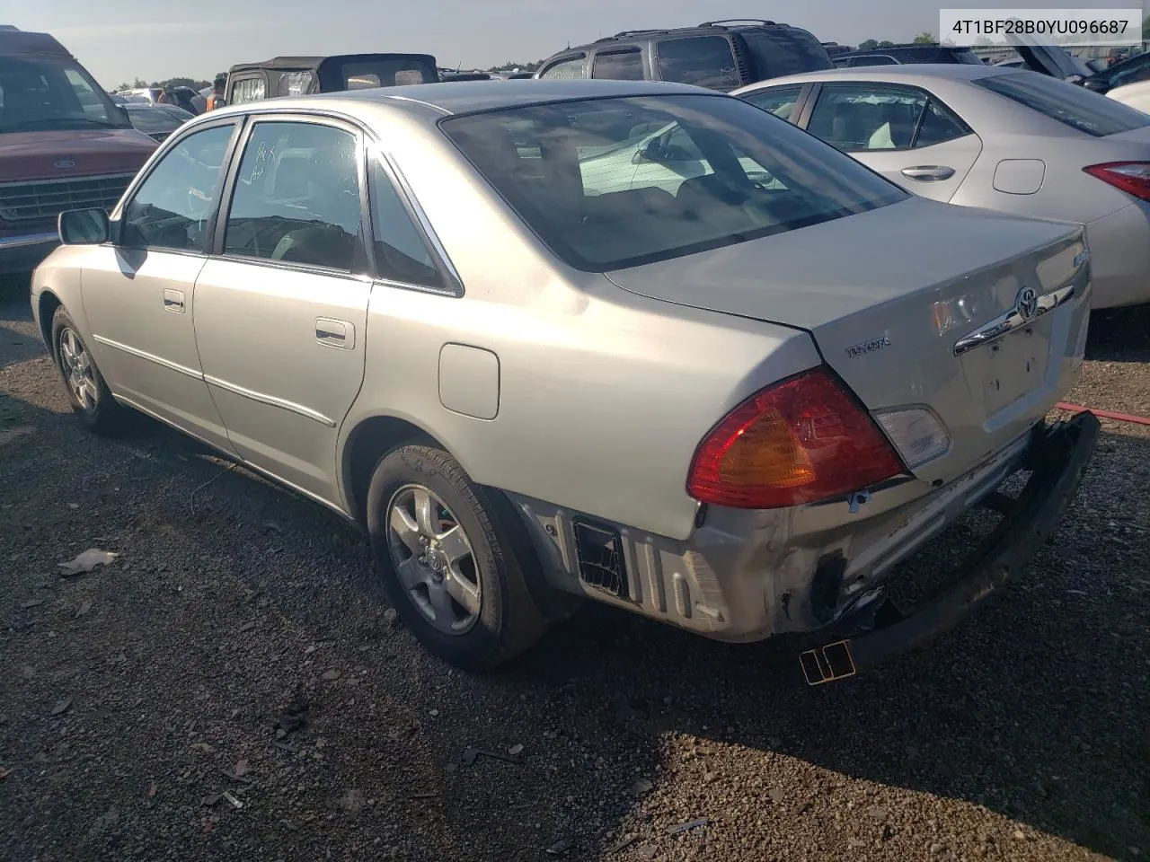 2000 Toyota Avalon Xl VIN: 4T1BF28B0YU096687 Lot: 62459824