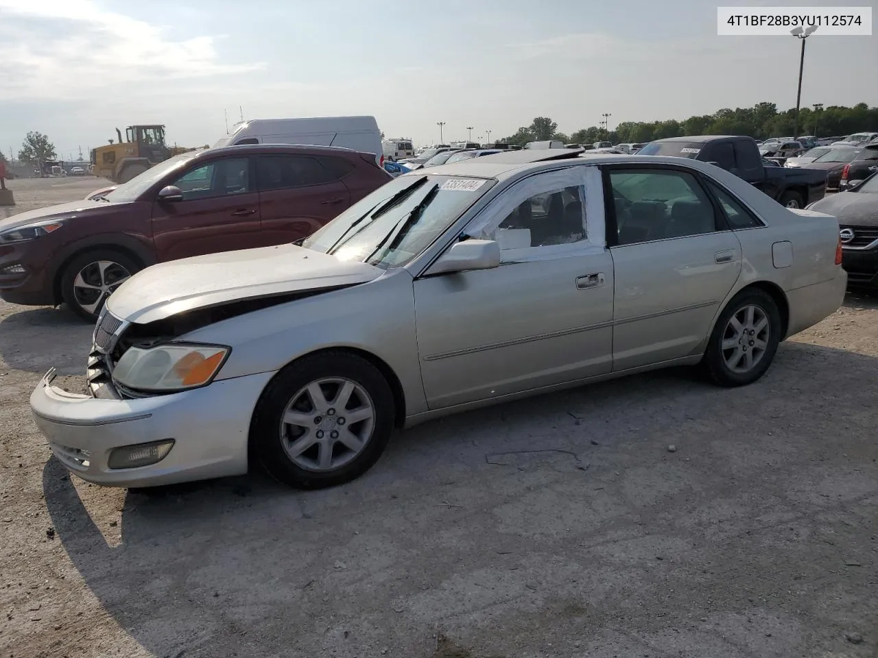 2000 Toyota Avalon Xl VIN: 4T1BF28B3YU112574 Lot: 63531404