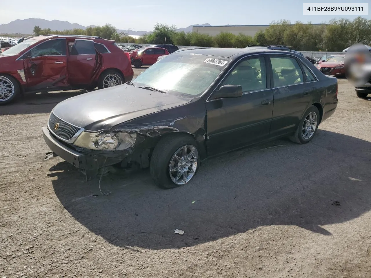 2000 Toyota Avalon Xl VIN: 4T1BF28B9YU093111 Lot: 66588994