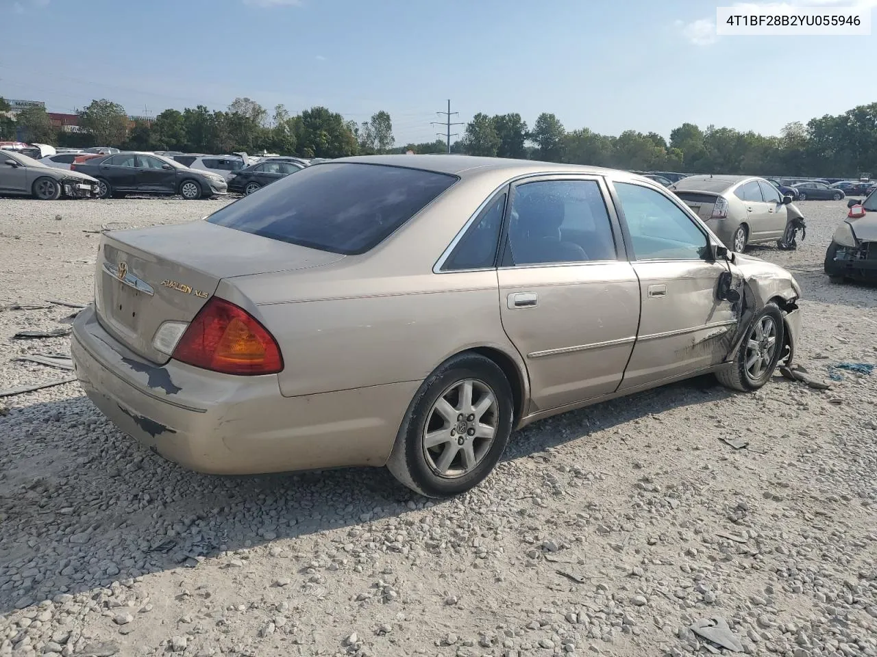 2000 Toyota Avalon Xl VIN: 4T1BF28B2YU055946 Lot: 69997054