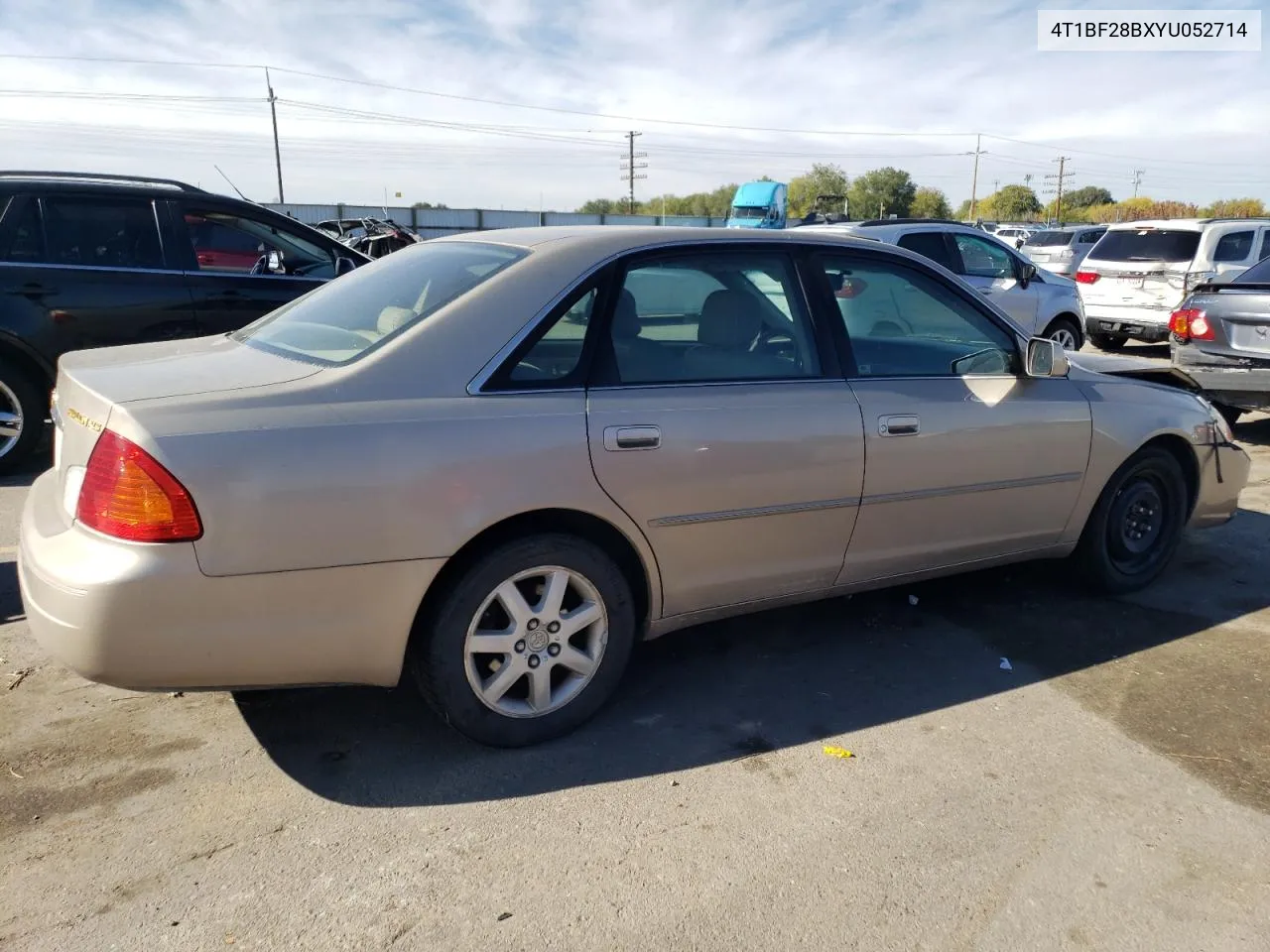 2000 Toyota Avalon Xl VIN: 4T1BF28BXYU052714 Lot: 70965203