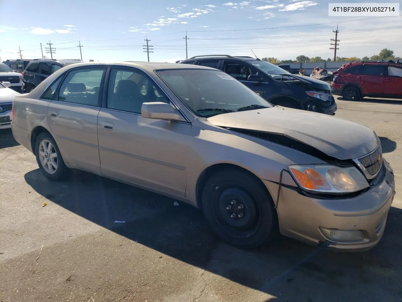 2000 Toyota Avalon Xl VIN: 4T1BF28BXYU052714 Lot: 70965203