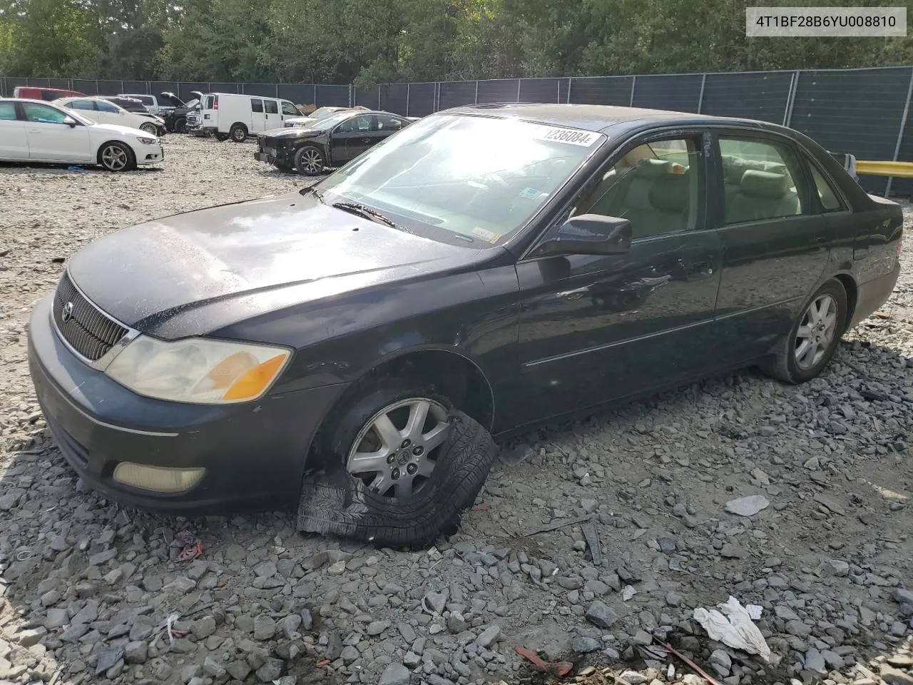 2000 Toyota Avalon Xl VIN: 4T1BF28B6YU008810 Lot: 71236084