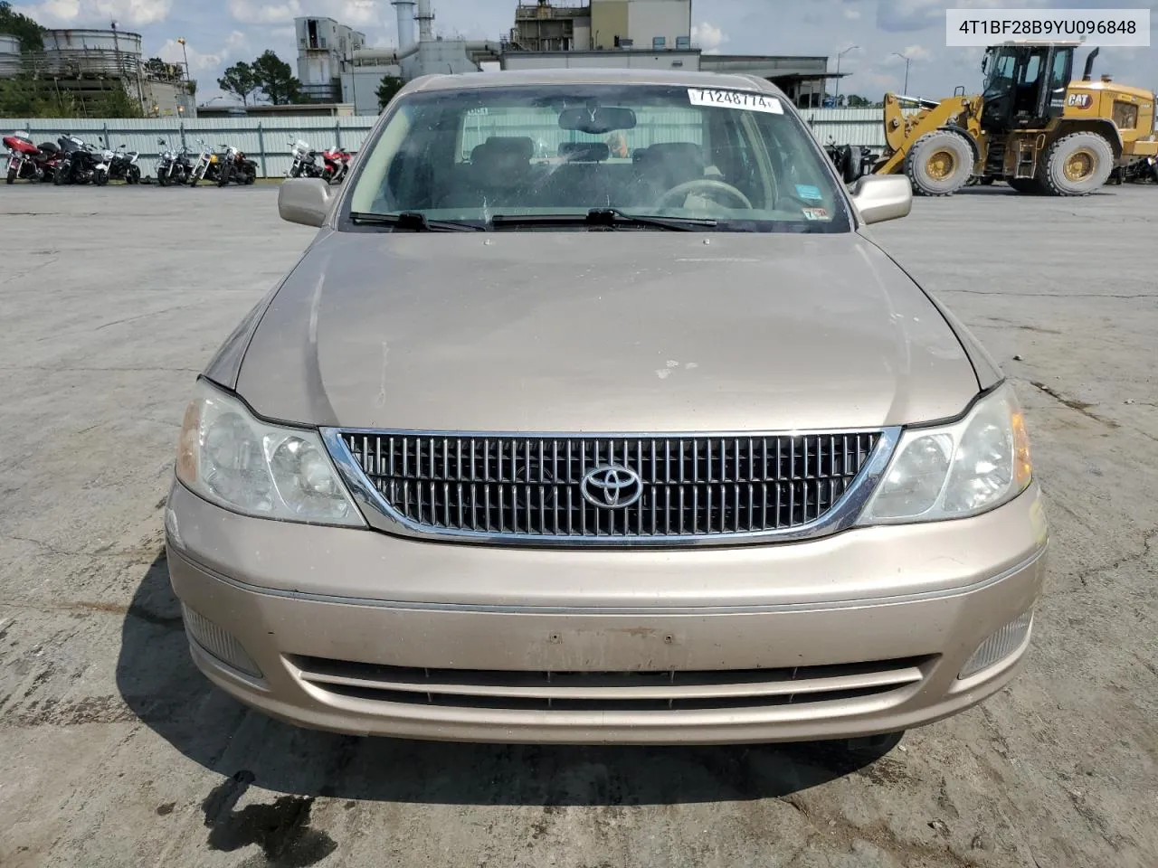 2000 Toyota Avalon Xl VIN: 4T1BF28B9YU096848 Lot: 71248774