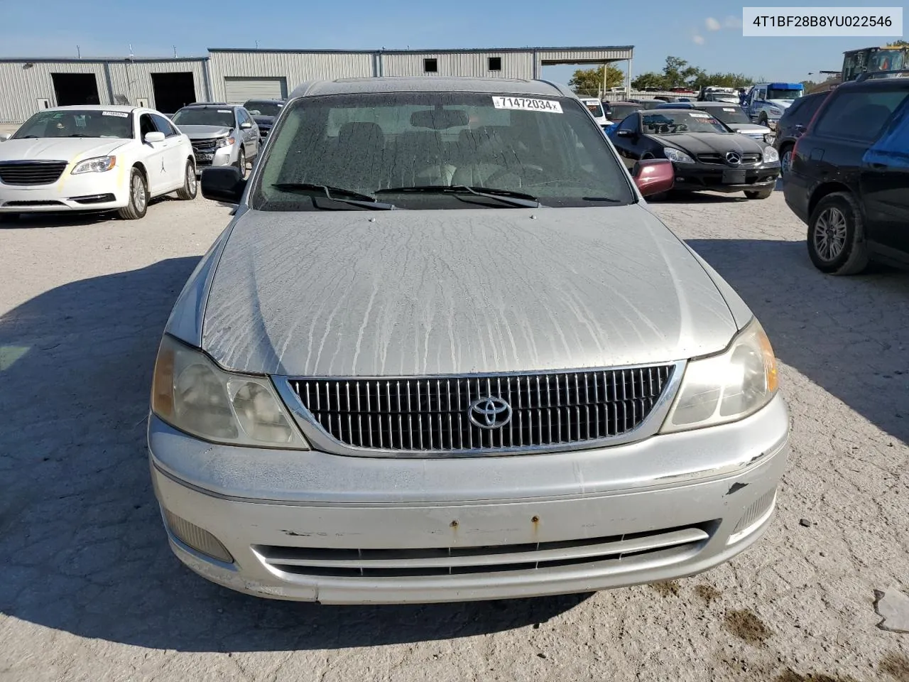 2000 Toyota Avalon Xl VIN: 4T1BF28B8YU022546 Lot: 71472034