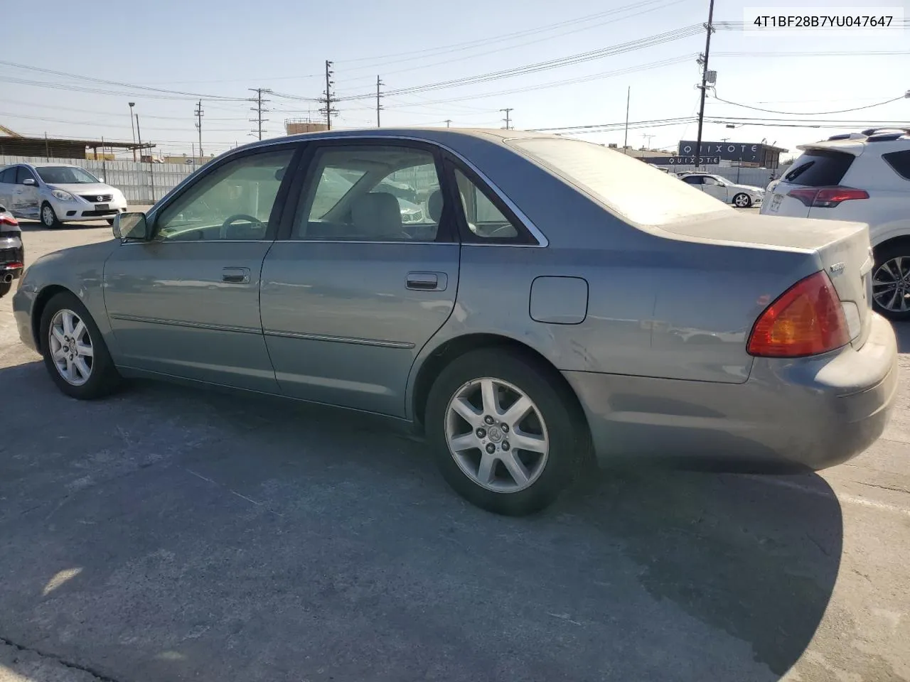 2000 Toyota Avalon Xl VIN: 4T1BF28B7YU047647 Lot: 71700634