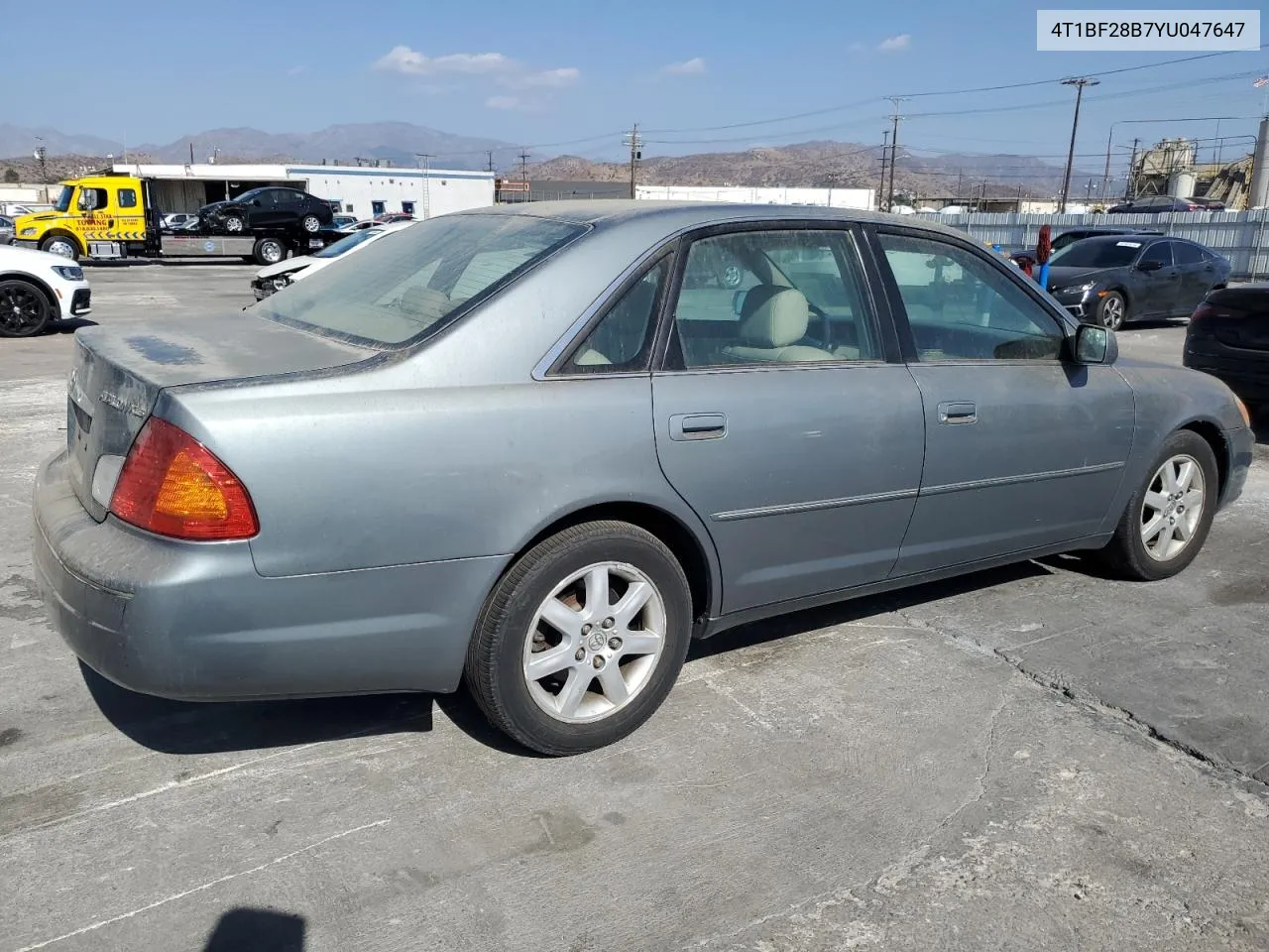 2000 Toyota Avalon Xl VIN: 4T1BF28B7YU047647 Lot: 71700634