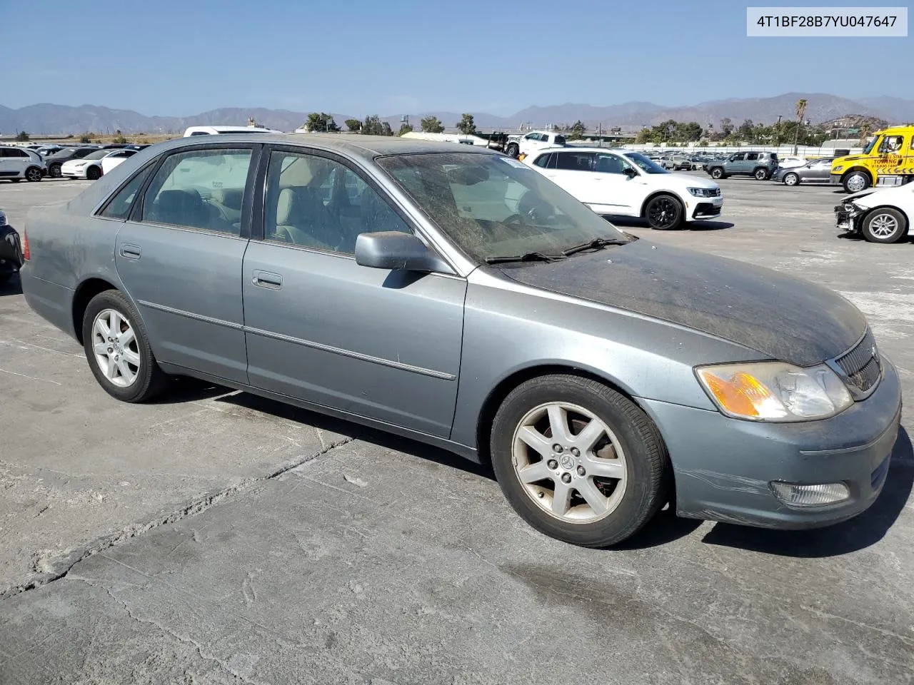 2000 Toyota Avalon Xl VIN: 4T1BF28B7YU047647 Lot: 71700634