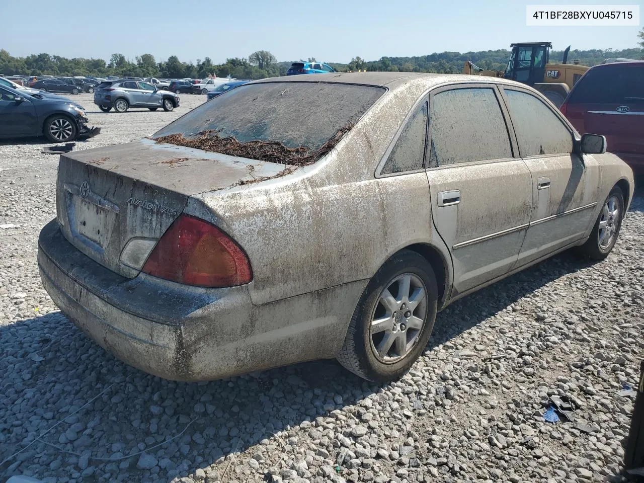 2000 Toyota Avalon Xl VIN: 4T1BF28BXYU045715 Lot: 71865084